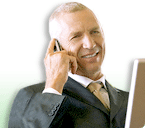 man with cell phone